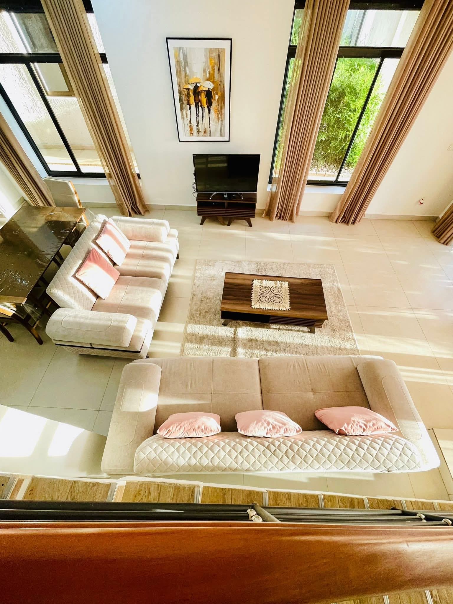 Furnished. Apartment For. Rent. At kicukiro Rebero Kigali in good neighborhood